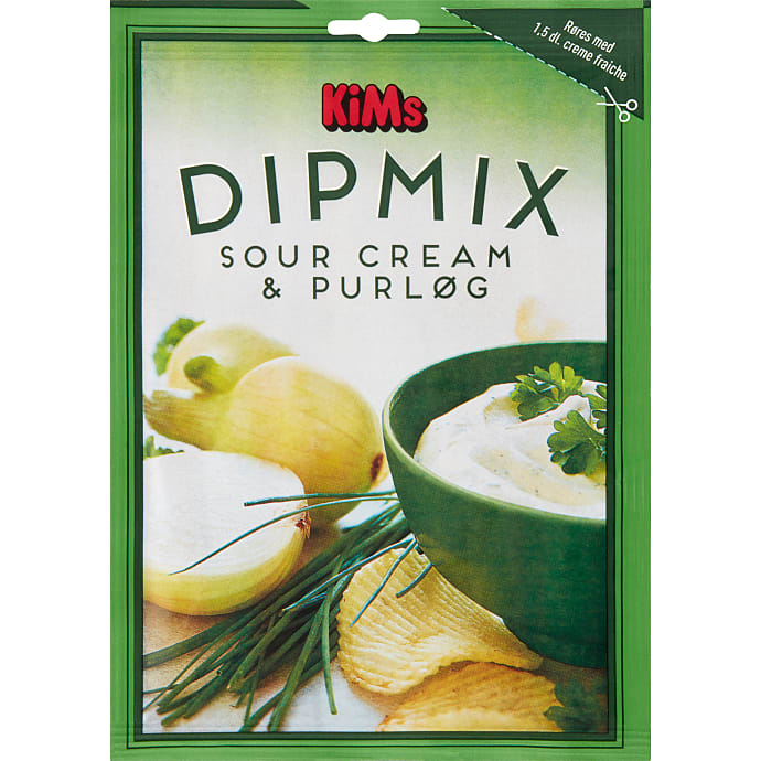 KiMs Dipmix Sour Cream & Purløg 18 g