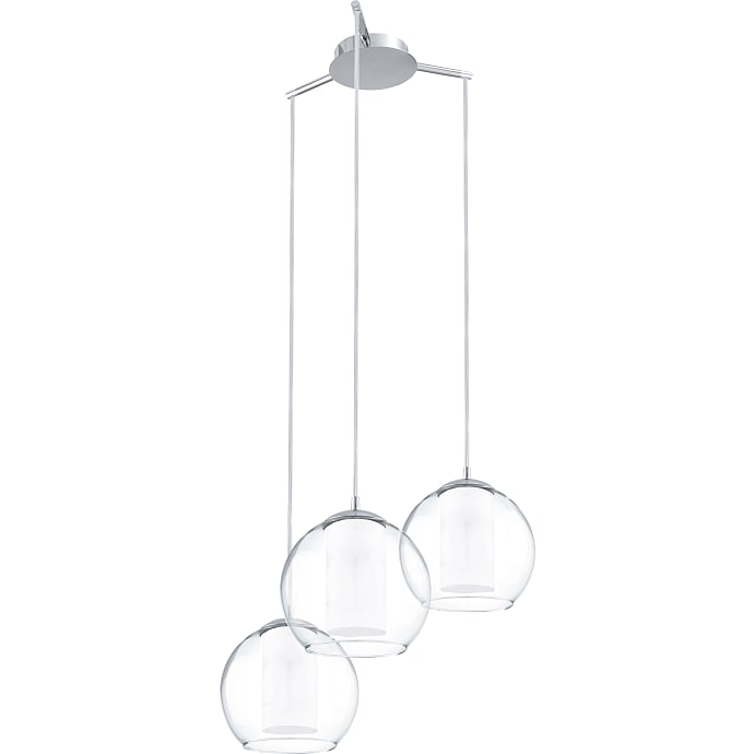 Eglo Bolsano klyngependel krom og glas