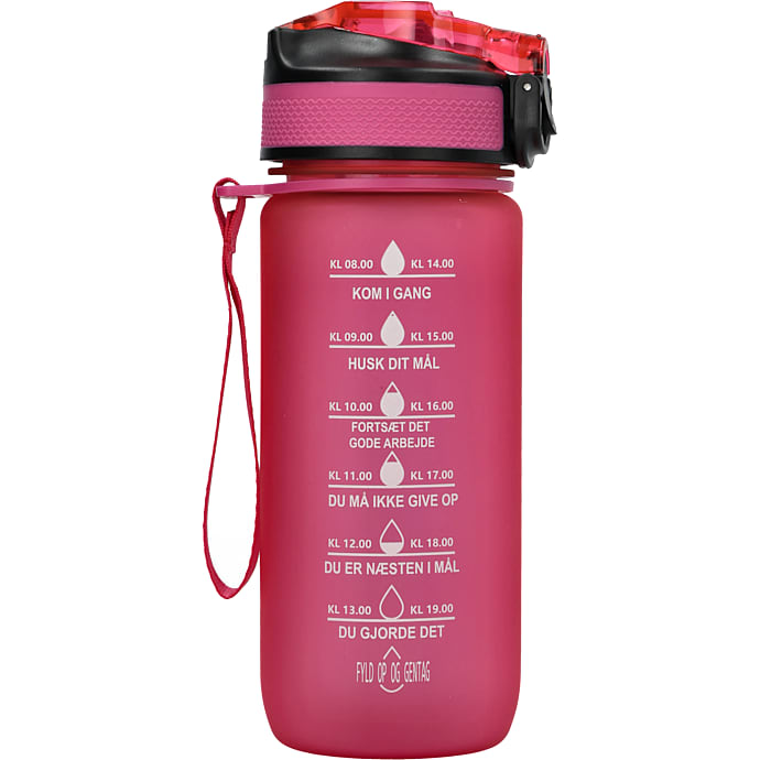 Motivationsflaske mat rød - 0,6 liter