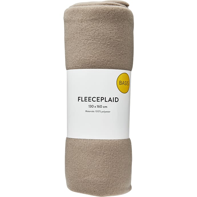 BASIS Fleeceplaid 130x160 cm