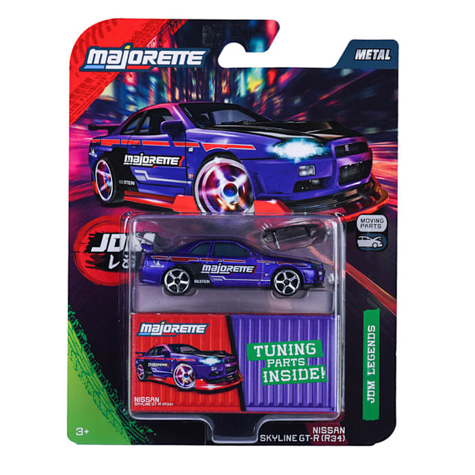 Majorette JDM Legends Deluxe bil 7,5 cm - flere varianter - assorteret