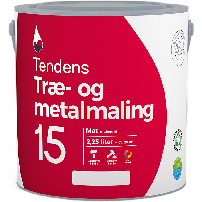 Tendens Træ- og metalmaling mat sort
