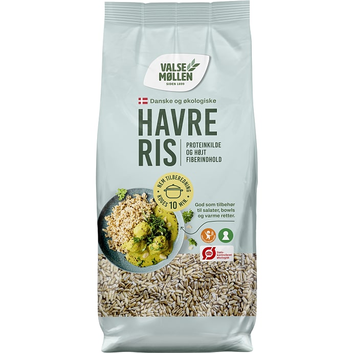 Valsemøllen Havreris økologisk 800 g