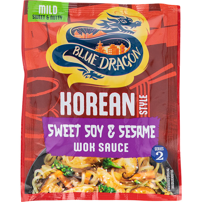 Blue Dragon Wok Sauce med Soja og Sesam Mild