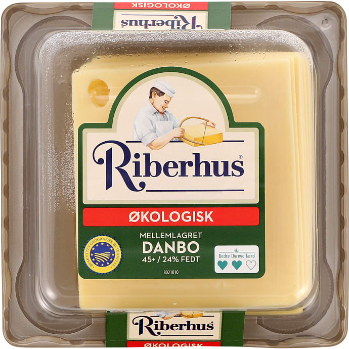 Danbo ost i skiver mellemlagret 45+ øko