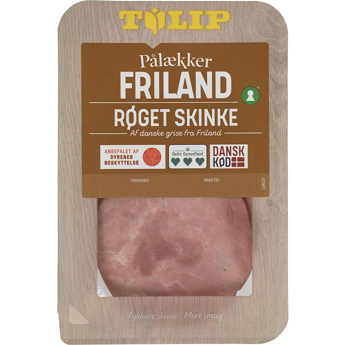 Tulip Røget skinke i skiver friland