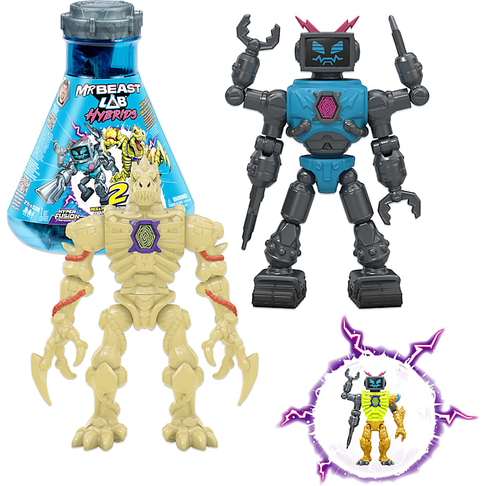 Mrbeast lab hybrid figur 2-pak - flere varianter - assorteret