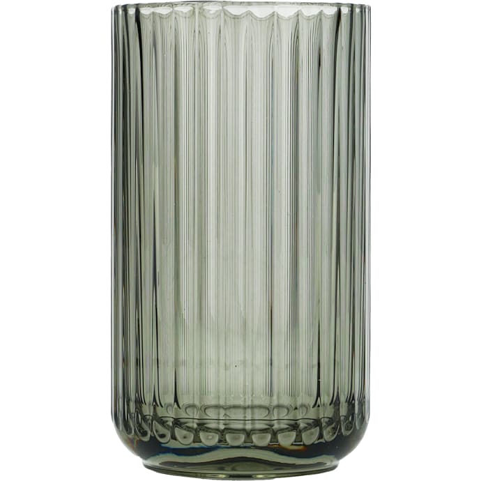 Lyngby vase (15 cm) - røgfarvet