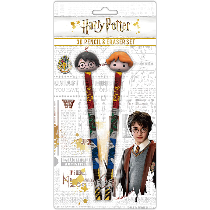 Harry potter 2-pak blyanter med top