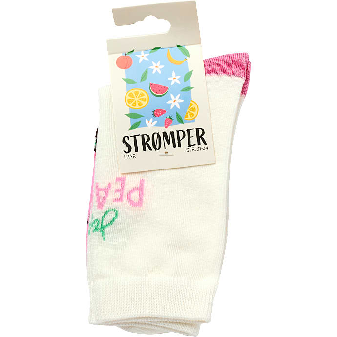 VRS woman dame strømper str. 35/38 hvid