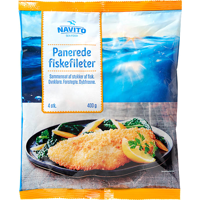 Panerede fiskefileter