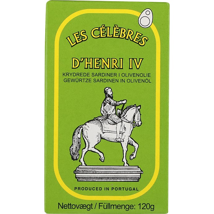 Les Célèbres D'Henri IV Krydrede sardiner