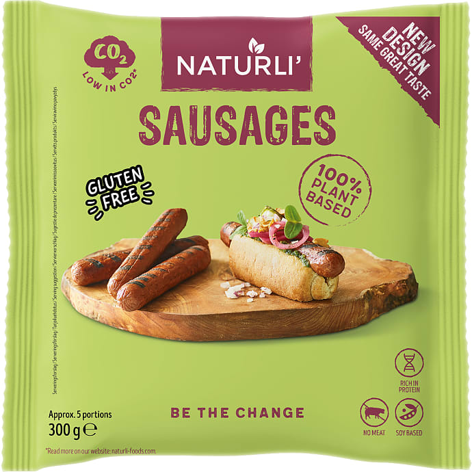 Plantebaserede pølser vegansk