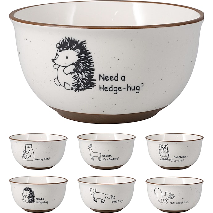 Skål med dyr - 550 ml - flere varianter - assorteret
