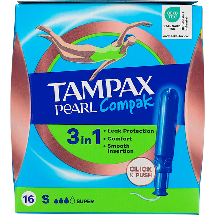 Tampax Tamponer indføringshylster super 16 stk