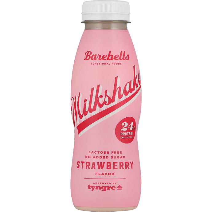 Barebells Proteinmilkshake Jordbær 330 ml