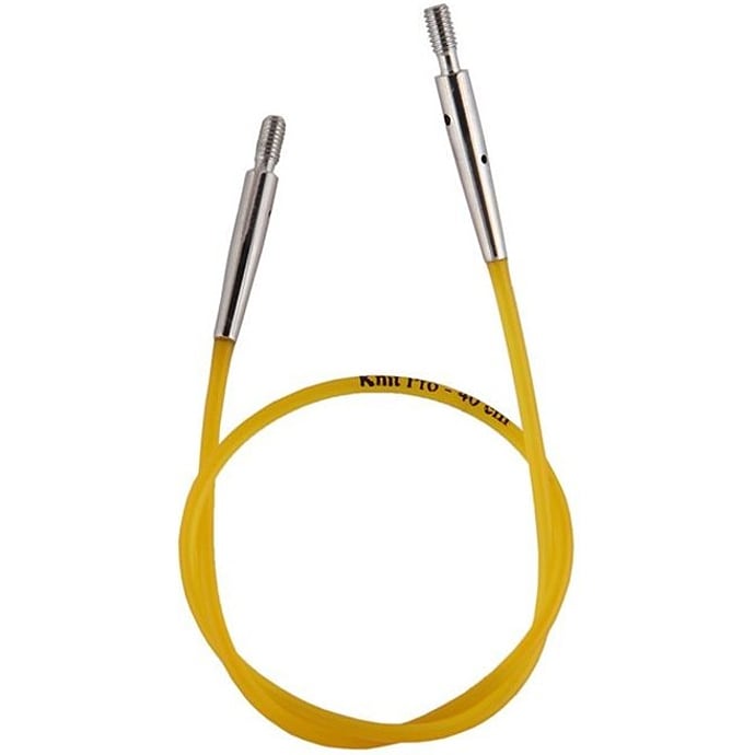 Knit Pro Wire 40 cm Gul