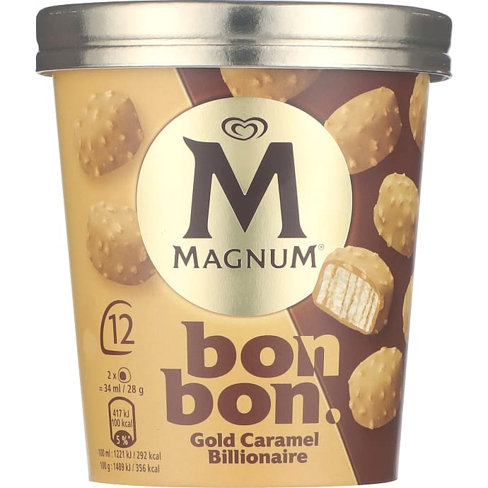 Vaniljeflødeis m. salt karamel og kiks