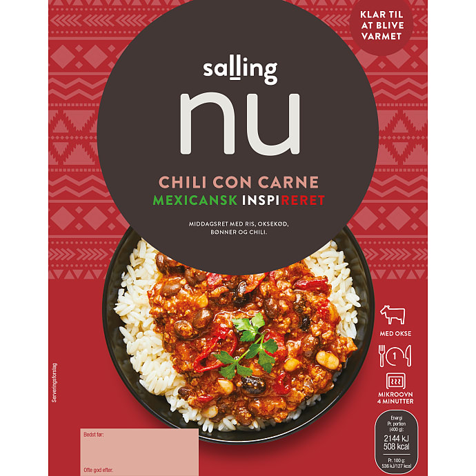 Salling NU Chili con carne m. ris