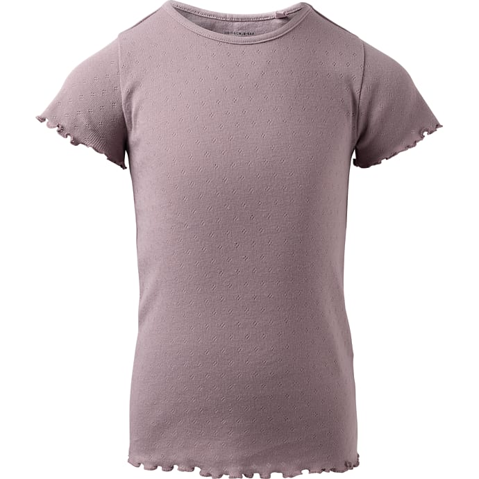 VRS børne T-shirt str. 134/140 - lilla