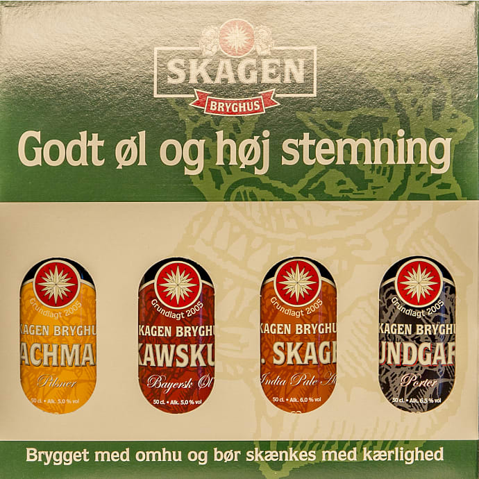 Skagen Bryghus Gaveæske Blandede Øl