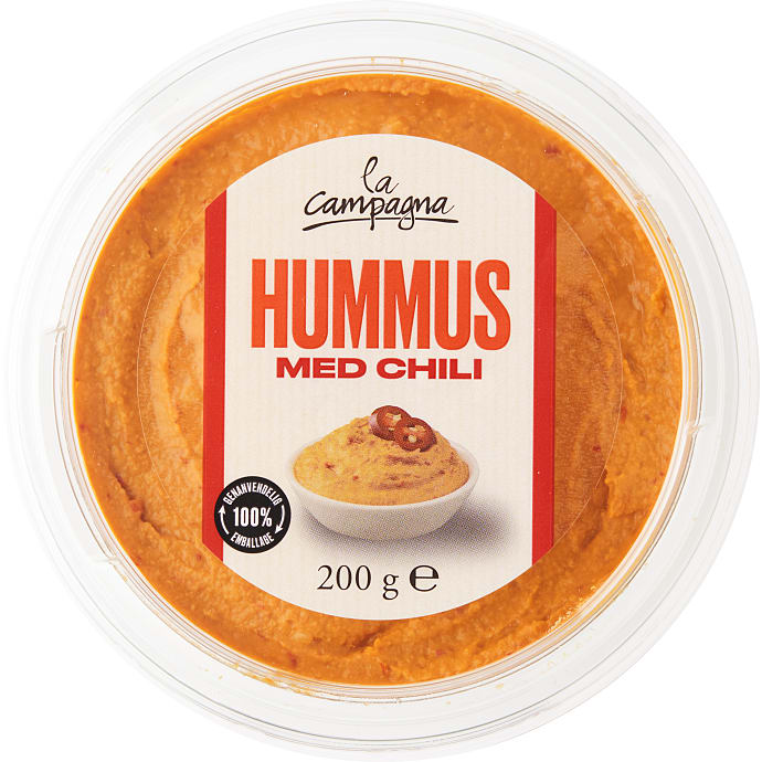 La Campagna Hummus Med Chili 200 g