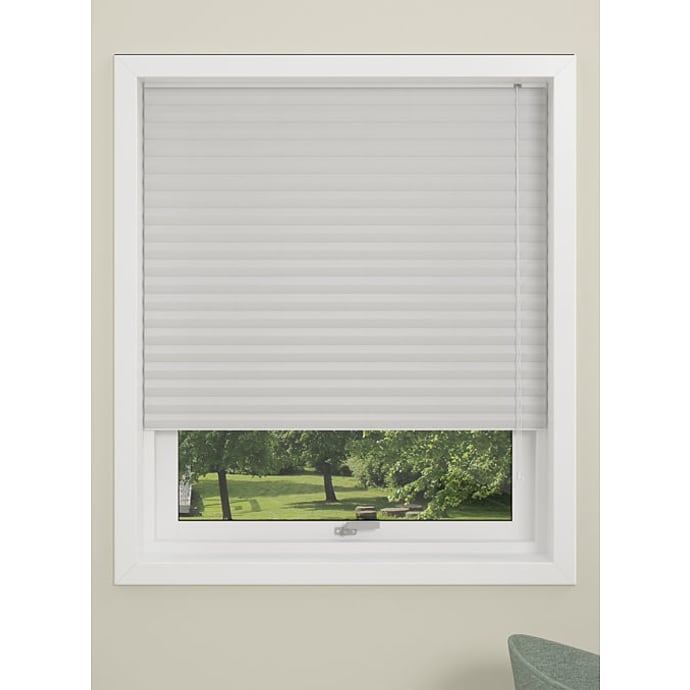 DEBEL Dubai plisségardin 80 x 130 cm hvid