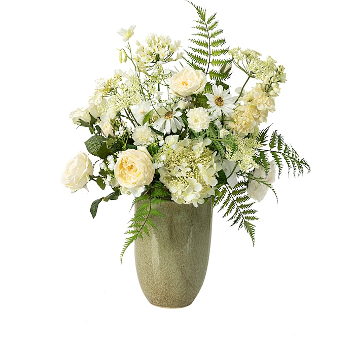 Kunstig buket - White Bloom