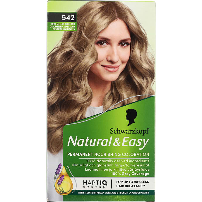 Nourishing Coloration permanent hårfarve 542 Opal Mellem Askeblond m. olier
