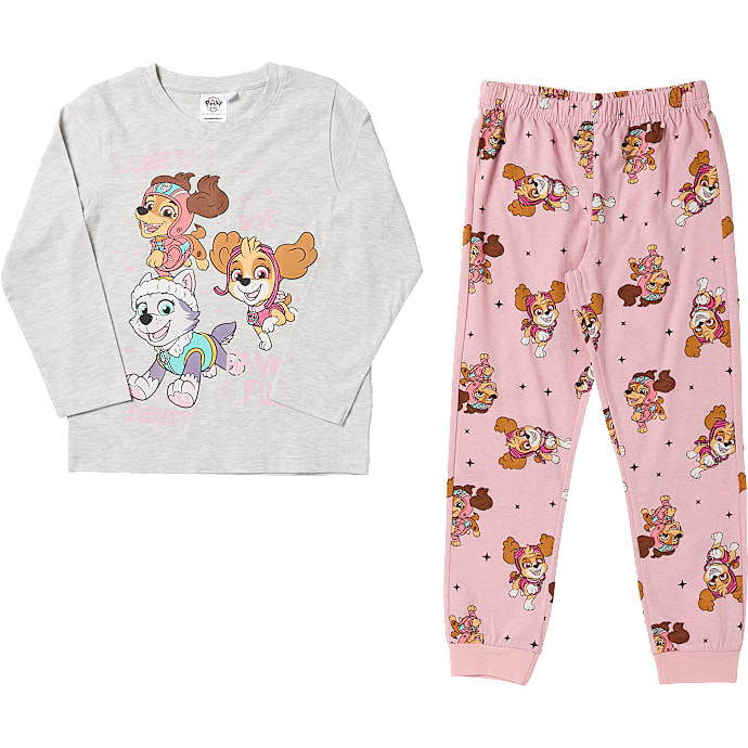 Paw Patrol pyjamas str. 98/104 - grå/rosa