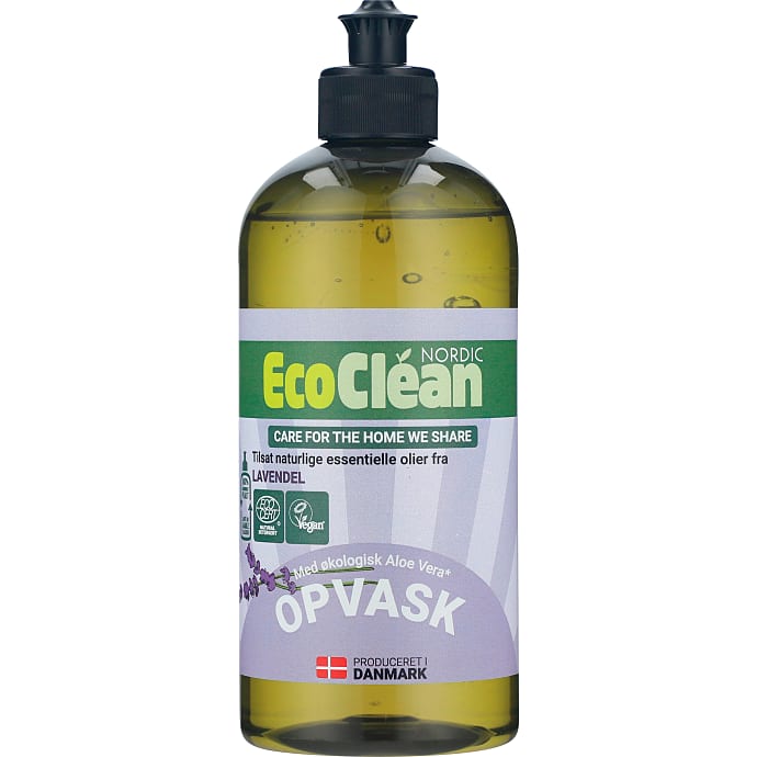 EcoClean Nordic Opvaskemiddel Lavendel 500 ml
