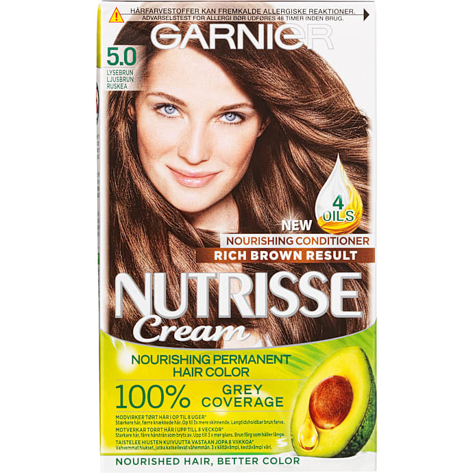 Intensely Nourishing permanent hårfarve 5 Medium Brown m. olier