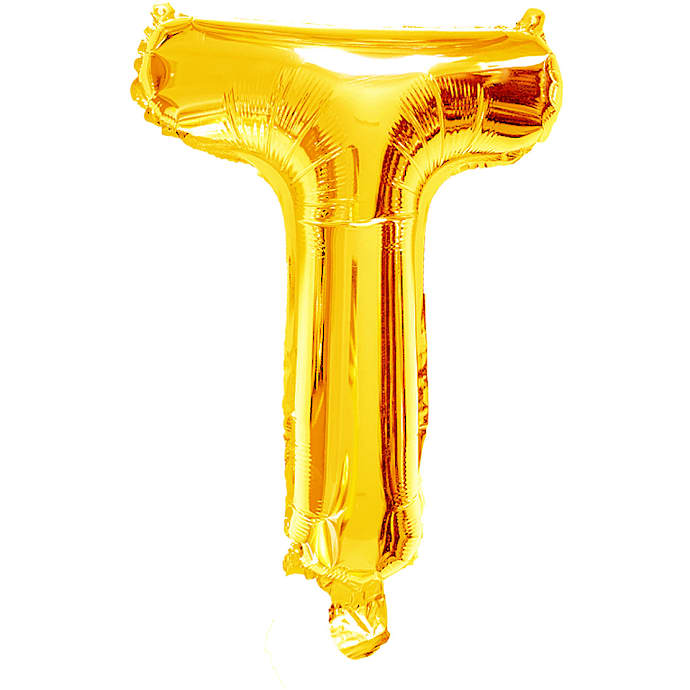 Salling Folieballon T 35 cm Guld