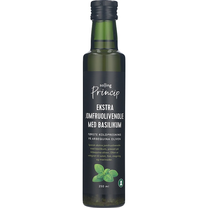 Salling Princip Ekstra jomfruolivenolie m. basilikum