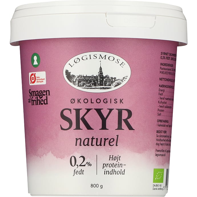 Løgismose Skyr naturel økologisk 800 g