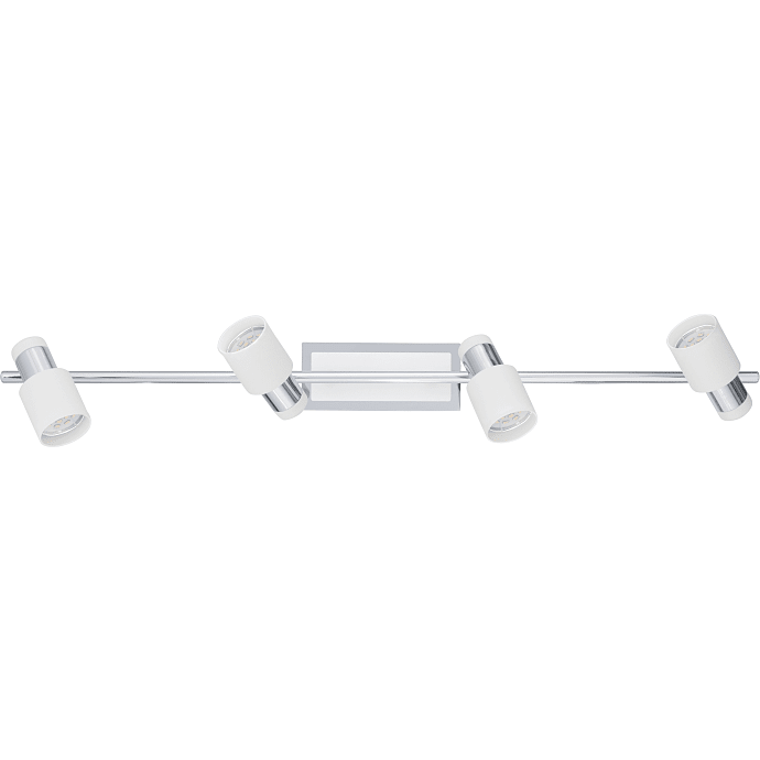 Eglo Davida Spotskinne 4 Spot Krom/Hvid
