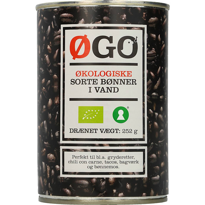 Sorte bønner øko