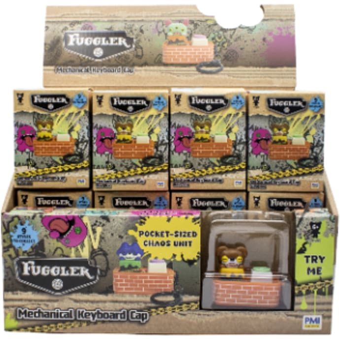 Fuggler Key Cap Keychain samlefigur - flere varianter - assorteret