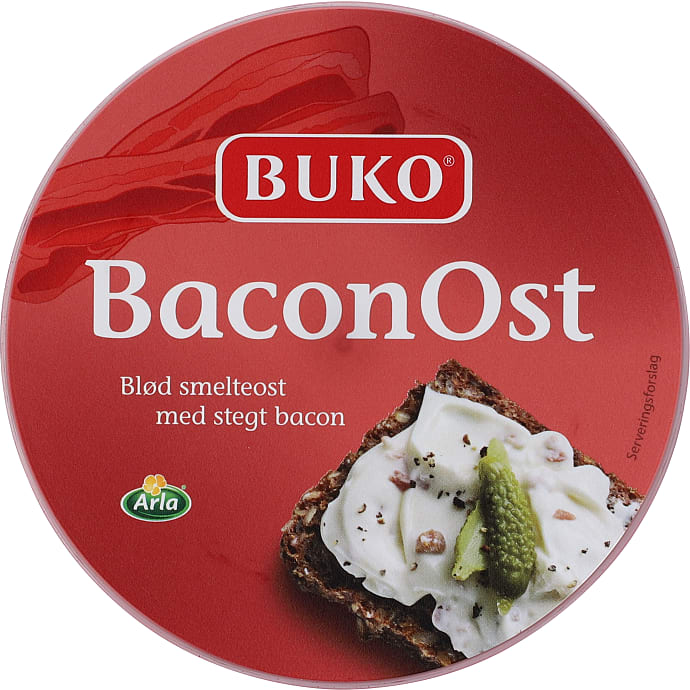 Smøreost m. bacon 17% fedt