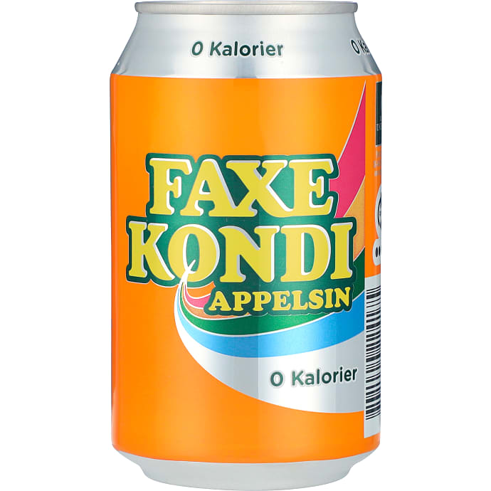 Faxe Kondi Appelsin 0 Kalorier 33 cl