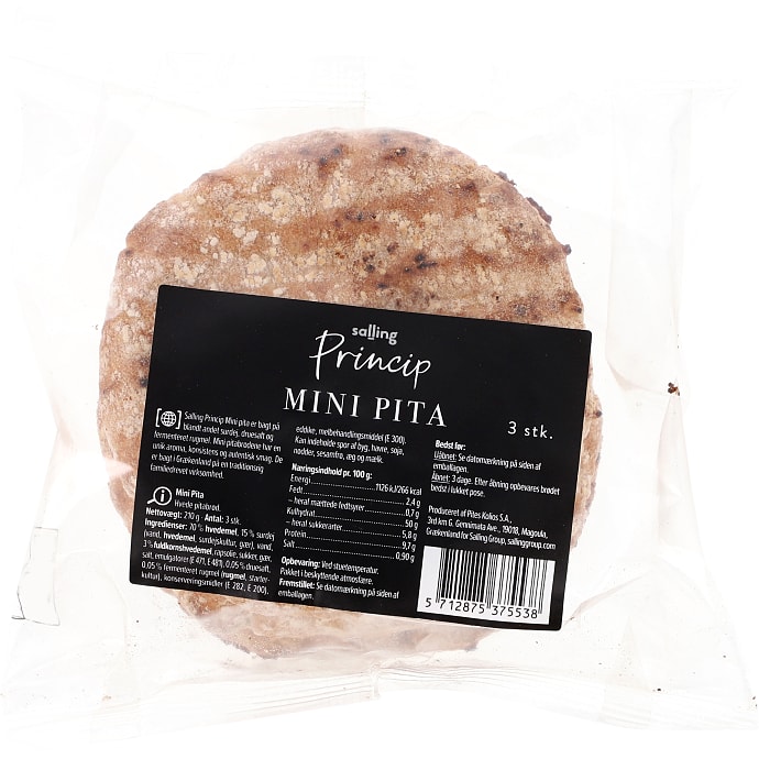 Salling Princip Pitabrød mini
