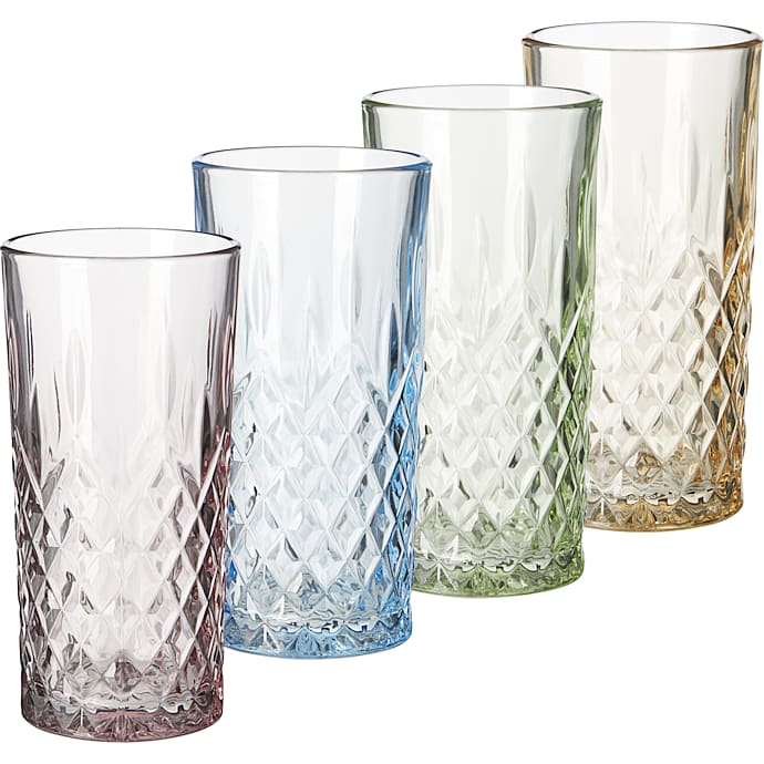 Aida Farvede longdrink glas