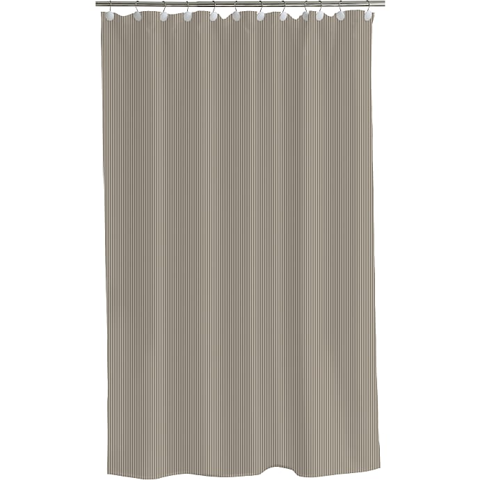 Salling Badeforhæng Beige Strib