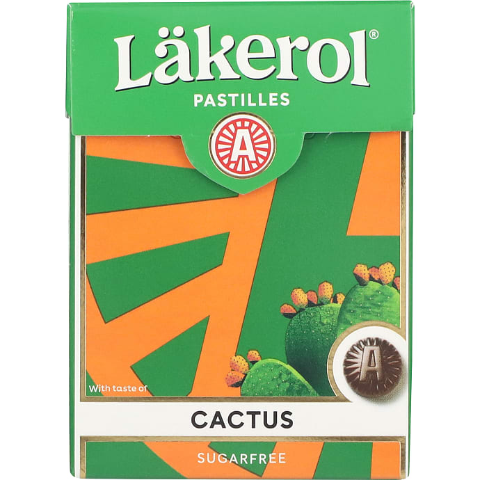 Lakridspastiller m. kaktussmag sukkerfri