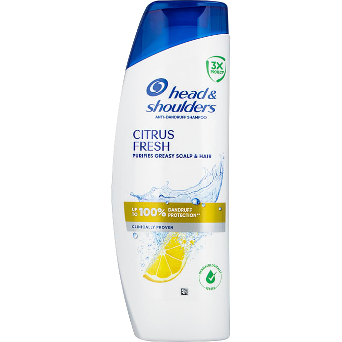 Citrus Fresh antiskælshampoo fedtet hår