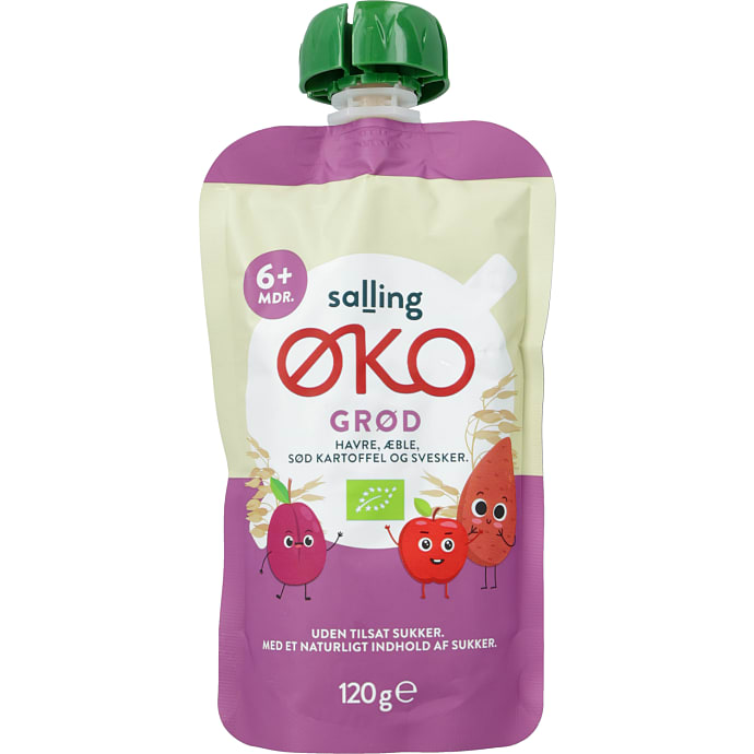 Grødsmoothie m. æble, sveske og sød kartoffel øko