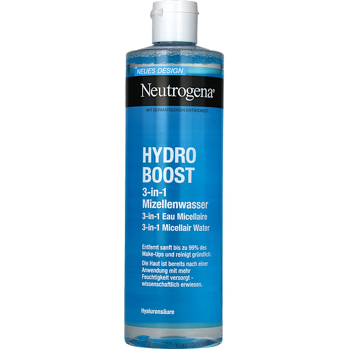 Neutrogena 2-i-1 rensevand med hyaluronsyre