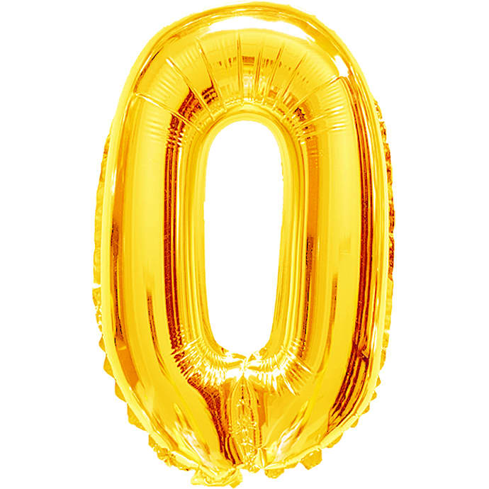 Salling Folieballon O 35 cm Guld