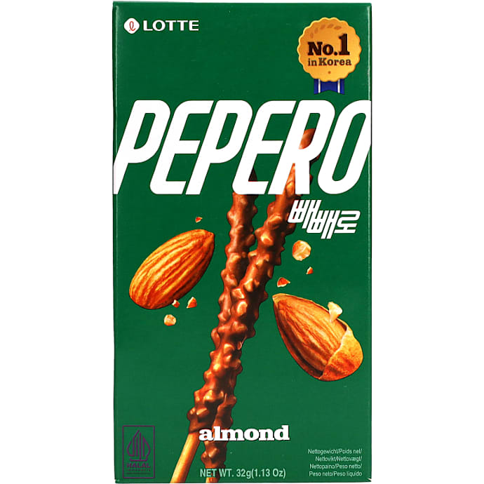 Lotte Pepero Kiksestænger m. mandel og chokolade