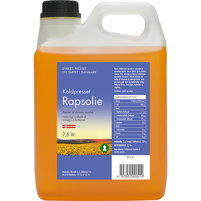 Rapsolie koldpresset